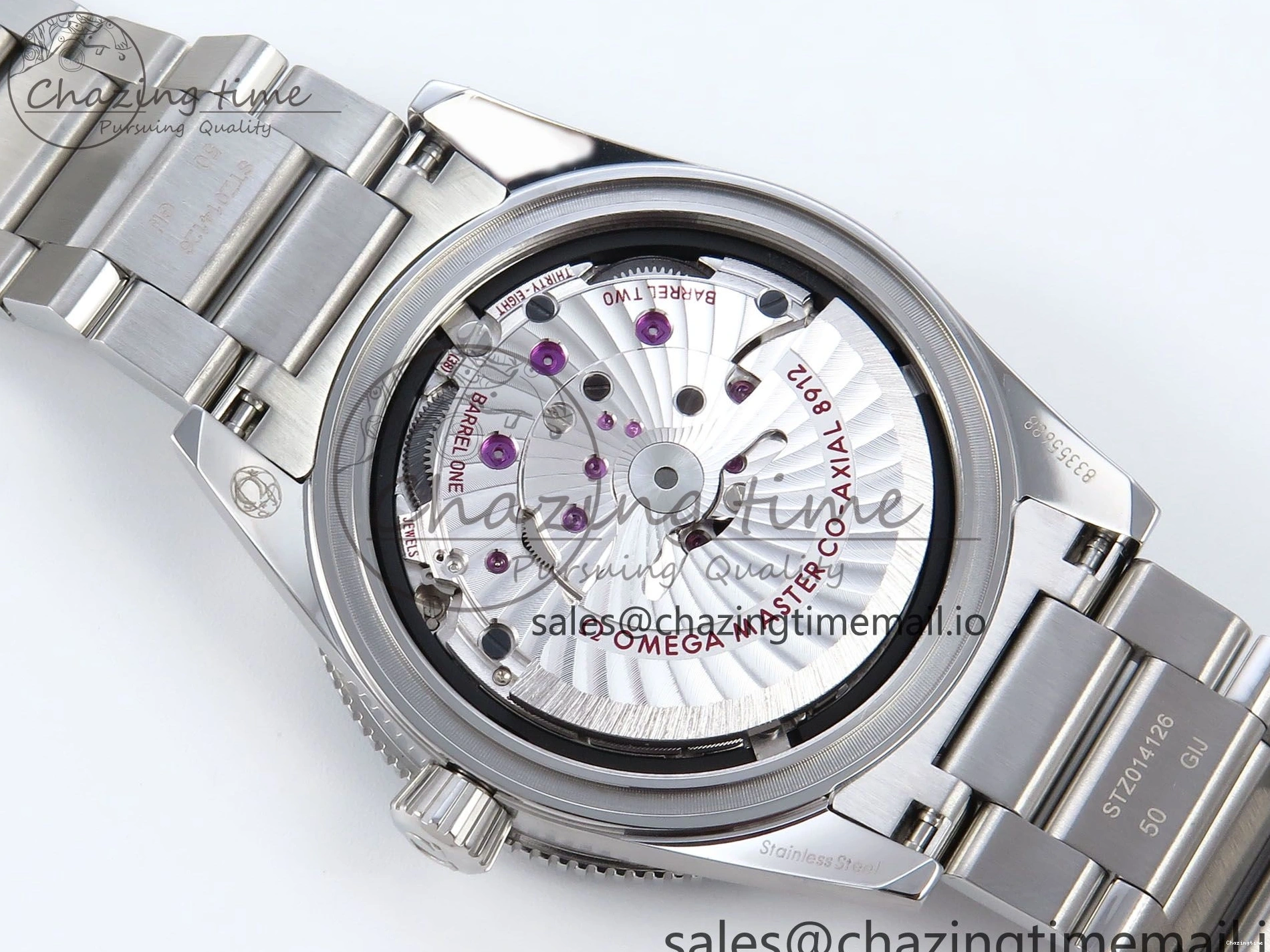0523 Elegant Seamaster 300 Heritage SS VSF 1:1 Best Edition Blue Dial on SS Bracelet A 7701